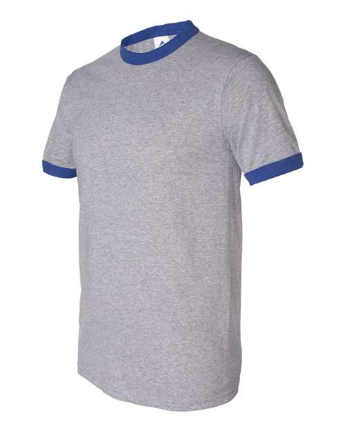 Augusta Sportswear 710 Athletic Heather/ Royal — side