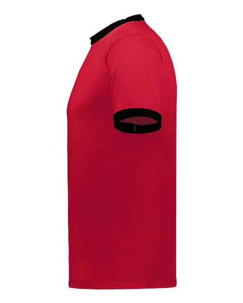 Augusta Sportswear 710 Red/ Black — direct side