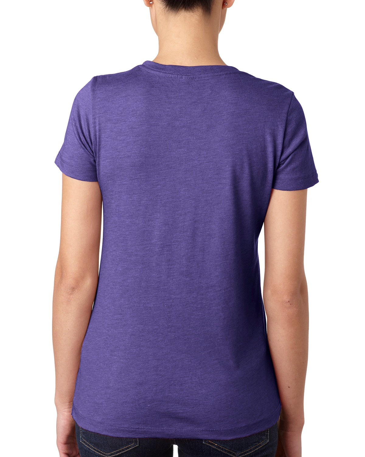 Women's Triblend Crew - Purple Rush