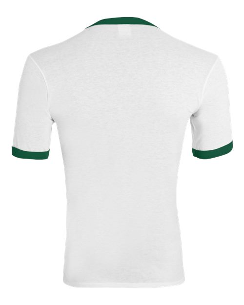 Augusta Sportswear 710 White/ Dark Green — back
