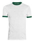 Augusta Sportswear 710 White/ Dark Green — front
