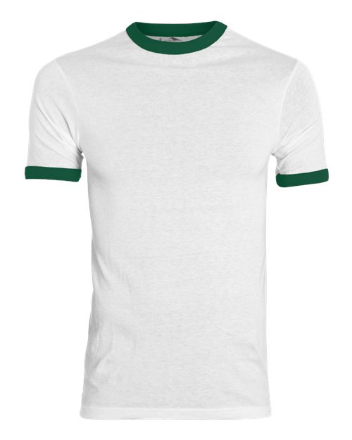 Augusta Sportswear 710 White/ Dark Green — front