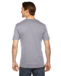 Unisex Fine Jersey Short-Sleeve V-Neck T-Shirt - Slate