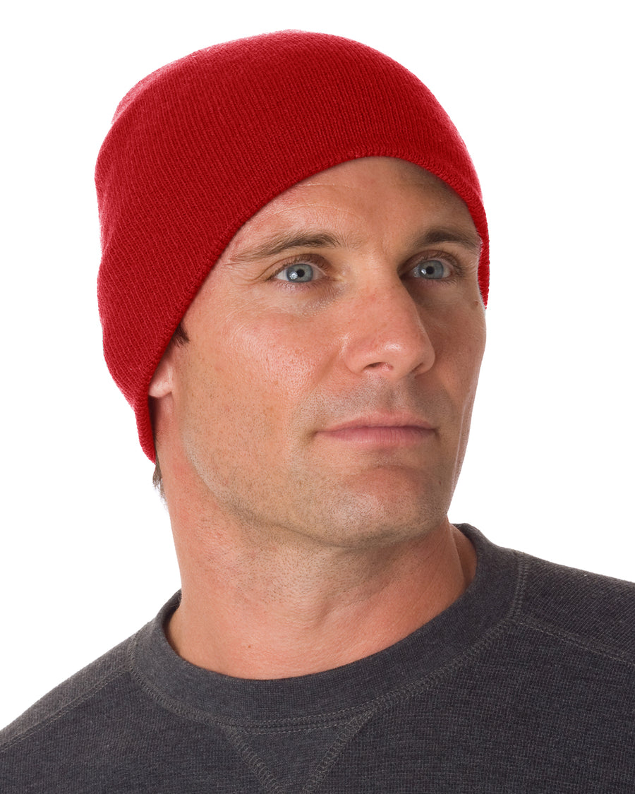 100% Acrylic Beanie - Red