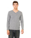 Bella + Canvas 3425 - Unisex Jersey Long-Sleeve V-Neck T-Shirt - Gray Triblend