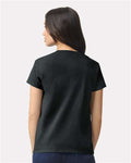 Gildan 2000L Black — on model back