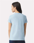 Gildan 2000L Light Blue — on model back