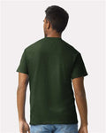 Gildan 2000 Forest — on model back