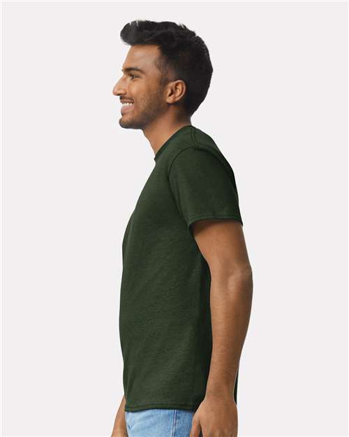 Gildan 2000 Forest — on model side