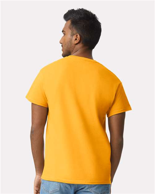 Gildan 2000 Gold — on model back