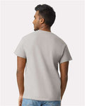Gildan 2000 Ice Grey — on model back