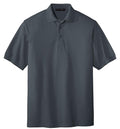 Unisex Silk Touch Polo - Steel Gray