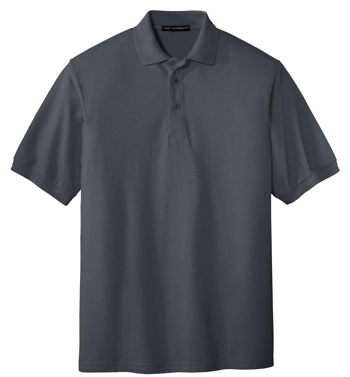 Unisex Silk Touch Polo - Steel Gray