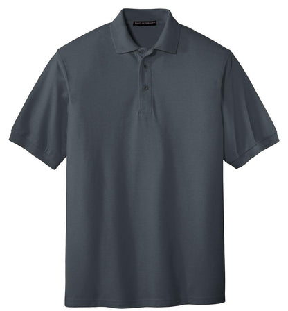 Unisex Silk Touch Polo - Steel Gray