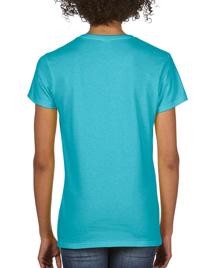 Women's Midweight RS V-Neck T-Shirt - Lagoon Blue
