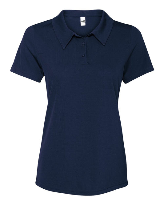 Women's Performance 3-Button Mesh Sport Shirt - Sport Dark Navy