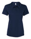 All Sport W1709 - Women's Performance 3-Button Mesh Sport Shirt - Sport Dark Navy