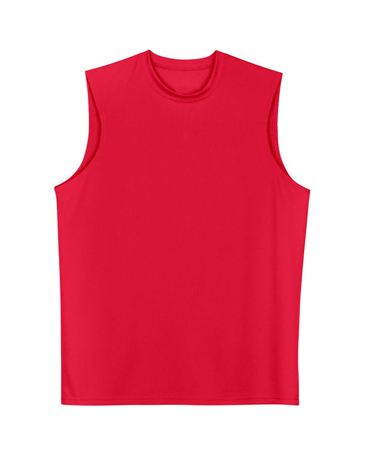 Men's Cooling Performance Muscle T-Shirt - Scarlet