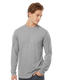 Tultex 0242TC - Unisex Poly-Rich Long Sleeve Tee - Heather Grey