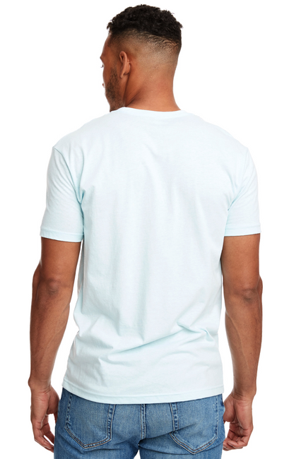 Unisex CVC Crewneck T-Shirt - Ice Blue