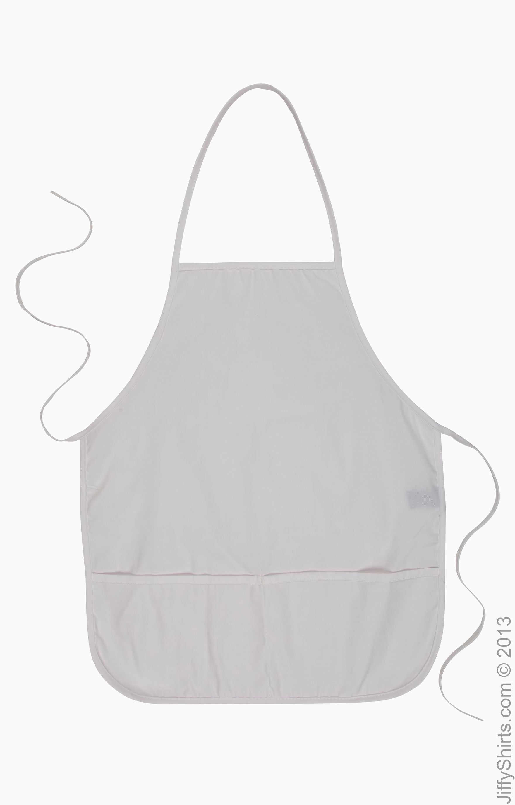 Two-Pocket 24" Apron - White
