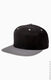 Yupoong 6089 - Unisex 6-Panel Structured Flat Visor Classic Snapback - Black / Silver
