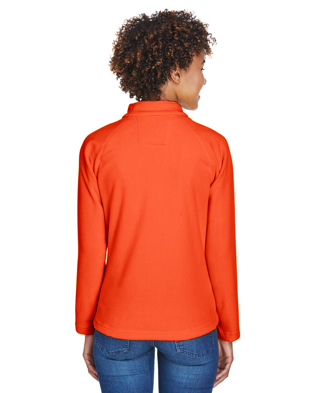 Women's Campus Microfleece Jacket - Sport Orange