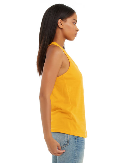 Women's Jersey Racerback Tank - Gold