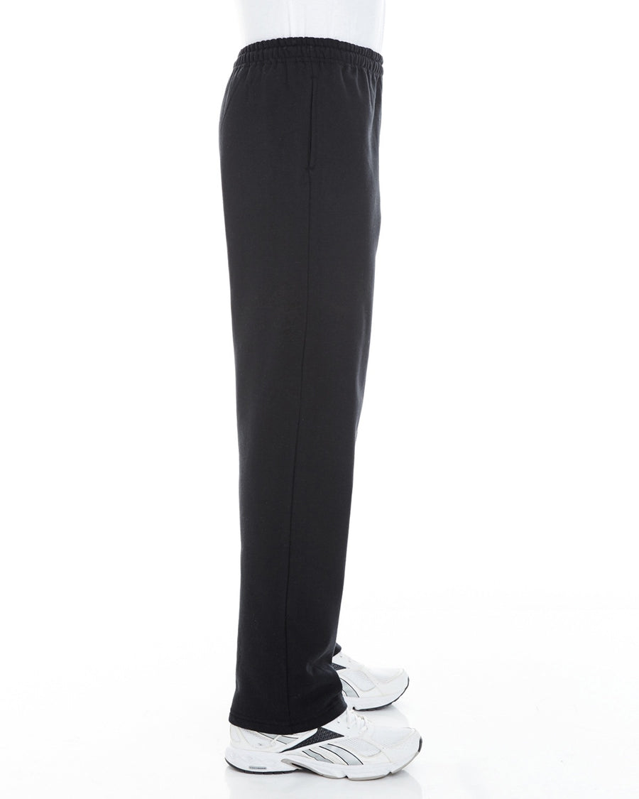 Unisex Heavy Blend™  Open-Bottom Sweatpants with Pockets - Black