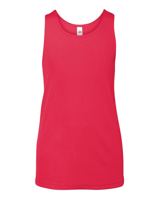 Youth Mesh Tank - Sport Red