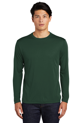 Unisex Long Sleeve PosiCharge Competitor Tee - Forest Green