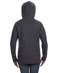 Women's Hooded French Terry - Heather Dark Gray