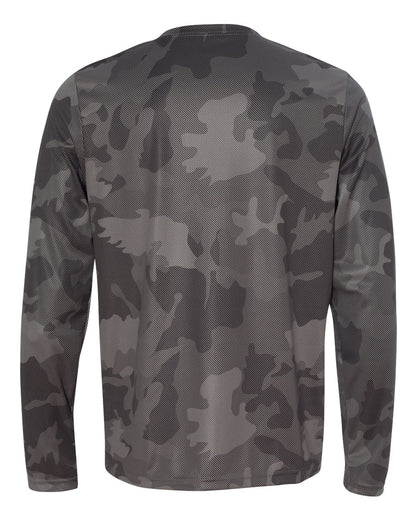 Unisex Performance Long-Sleeve T-Shirt - Sport Graphite Laser Camo