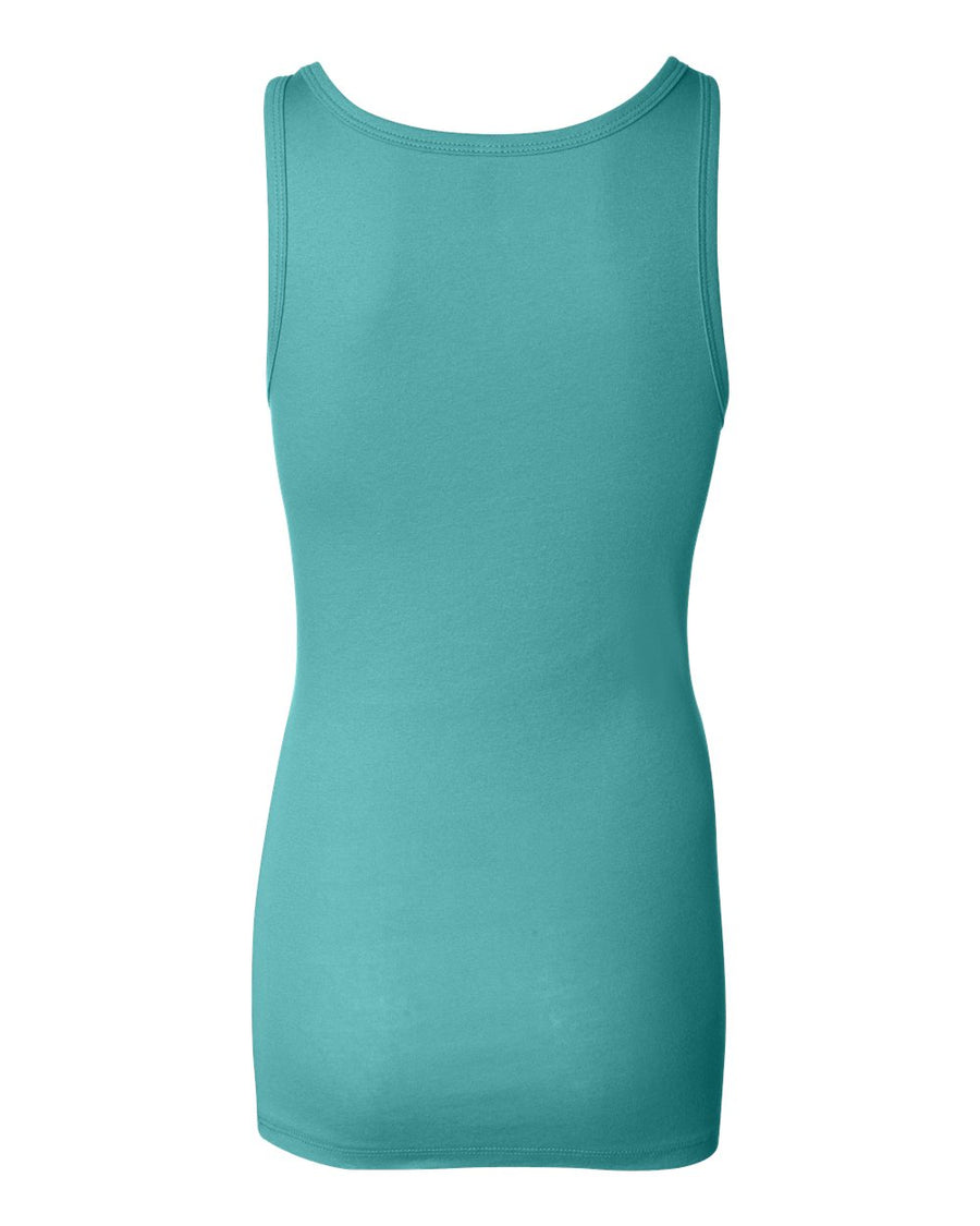 Women's Sheer Mini Rib Tank - Teal