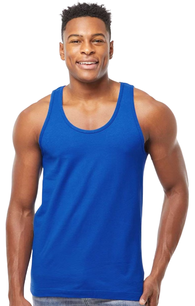 Unisex Fine Jersey Tank - Royal