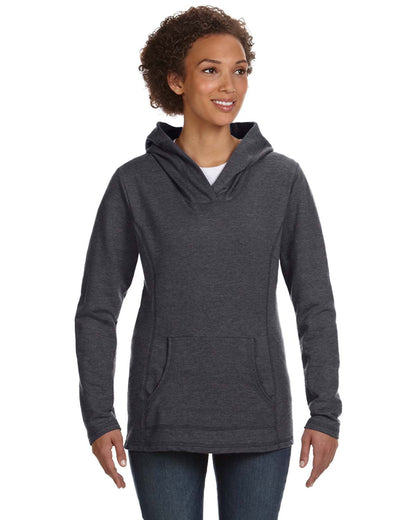 Women's Hooded French Terry - Heather Dark Gray