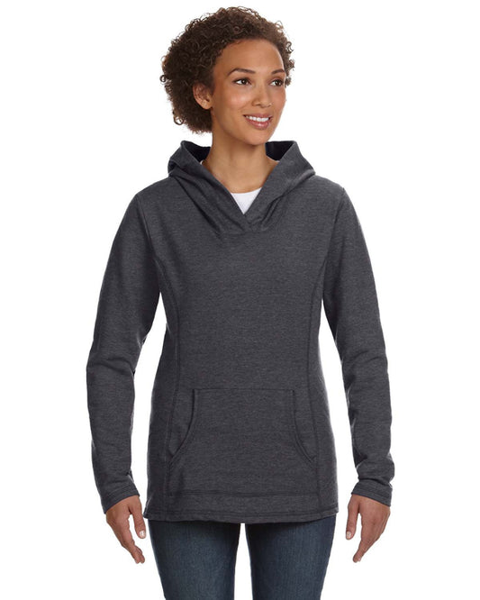 Women's Hooded French Terry - Heather Dark Gray
