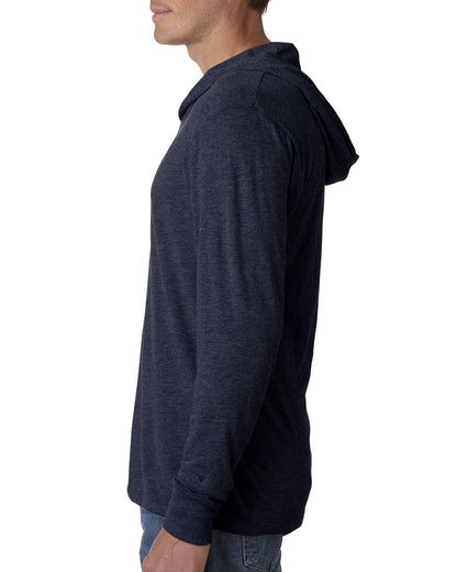 Unisex Triblend Long-Sleeve Hoodie - Vintage Navy