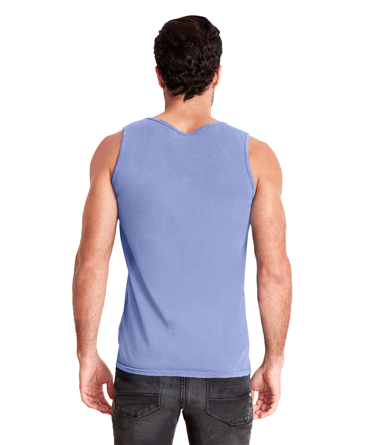 Unisex Inspired Dye Tank - Peri Blue