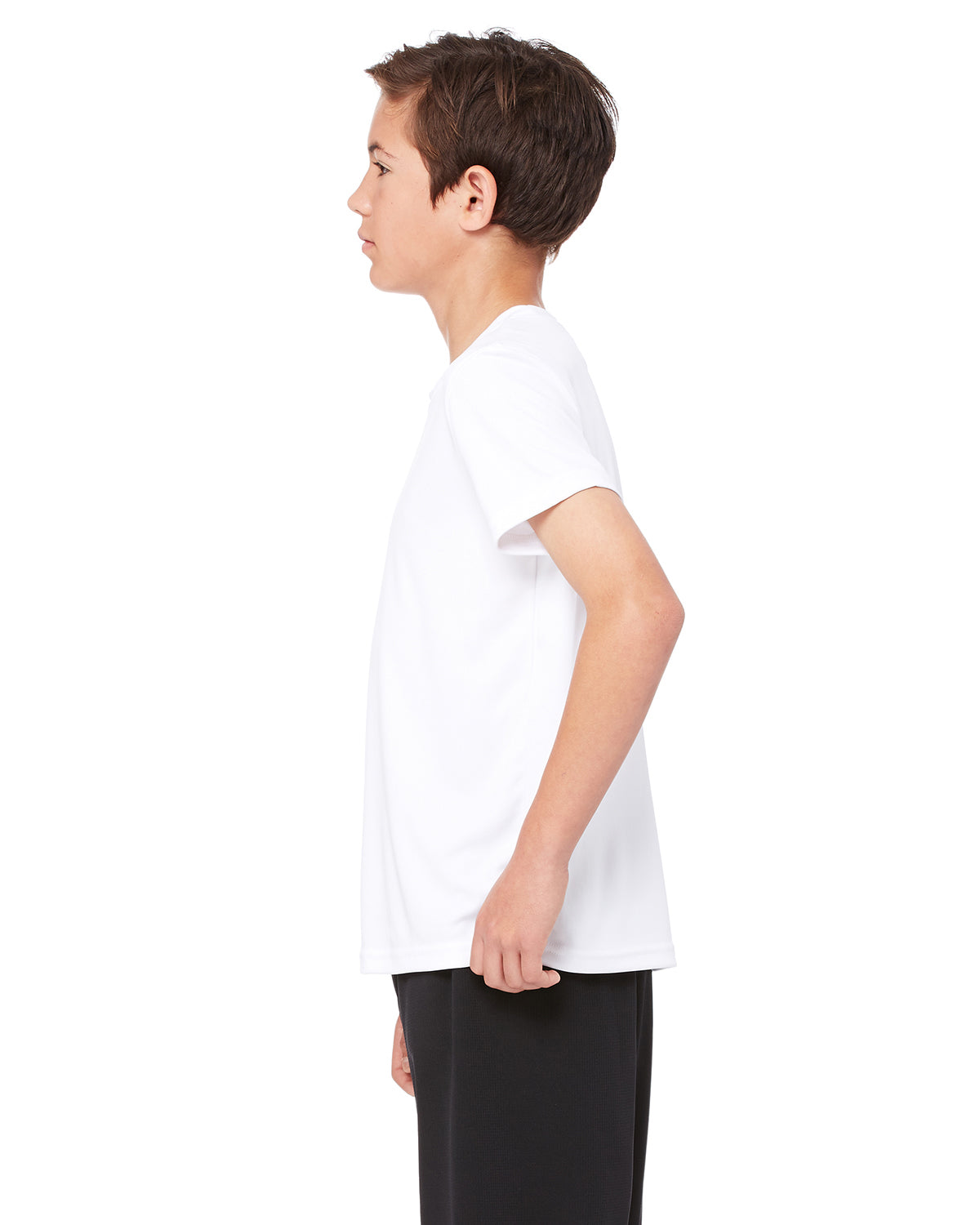 Youth Performance Short-Sleeve T-Shirt - White