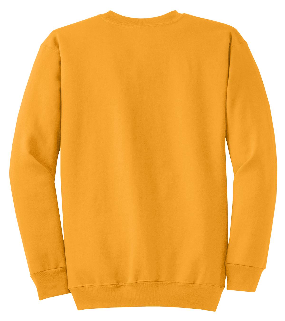 Unisex Core Fleece Crewneck Sweatshirt - Gold