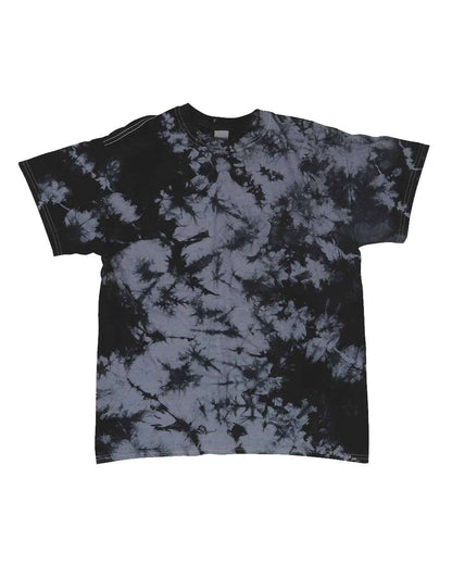 Crystal Tie Dye T-Shirt - Black / Gray