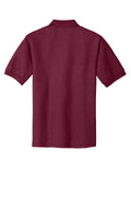 Unisex Silk Touch Polo - Burgundy