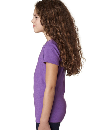 Girl's Youth Princess CVC T-Shirt - Purple Berry