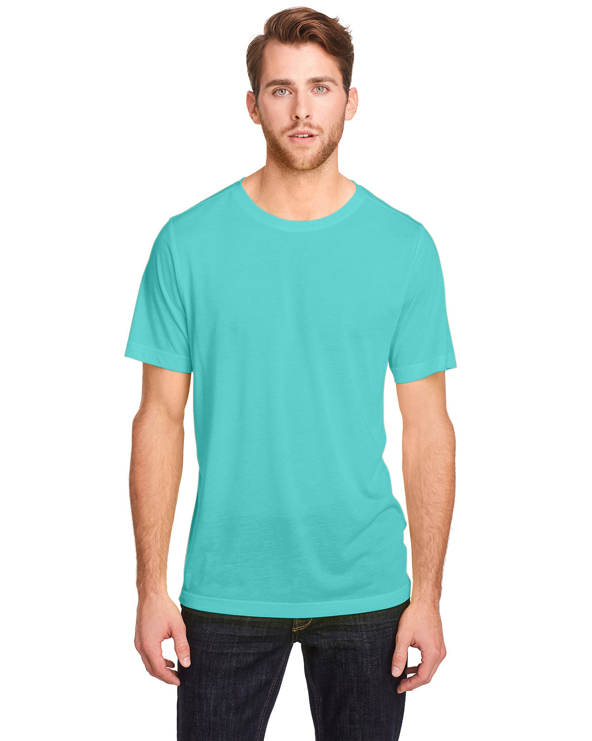 Unisex Fusion ChromaSoft™ Performance T-Shirt - Sea Glass
