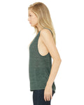 Women's Flowy Scoop Muscle Tank - Forest Marble
