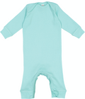 Infant Long-Sleeve Baby Rib Coverall - Chill