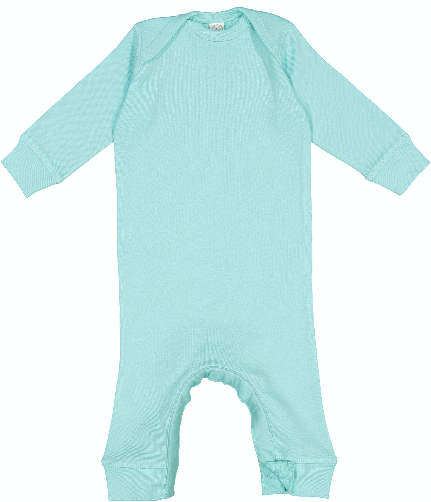 Infant Long-Sleeve Baby Rib Coverall - Chill