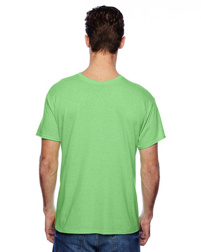 Unisex CVC X-Temp® Performance T-Shirt - Neon Lime Heather