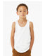 Bella + Canvas 3480Y - Youth Jersey Tank - Solid White Blend
